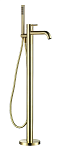 Напольный смеситель AQUAme Siena AQM6218BG золото шлифованное