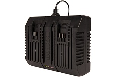 Двойное зарядное устройство Worx WA3883, 20В, 2*2A