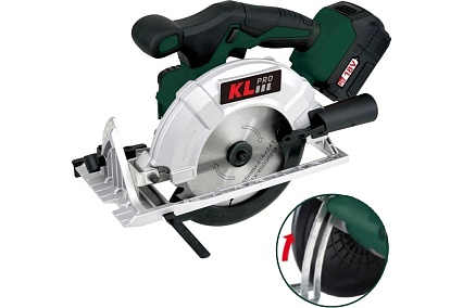 Циркулярная бесщеточная пила KLPRO 18 В / 5,0 Ач 12001 KLDAT18B-50