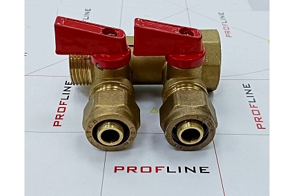 Коллектор для м/п труб PROFLINE 3/4x3/4x16x2 вых с кранами УТ-00036224