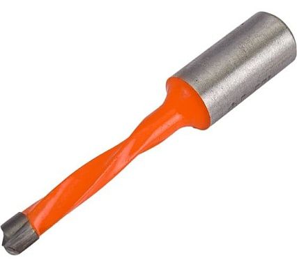 Сверло присадочное усиленное "глухое" (5x57.5 мм; S=10x20 мм; LH) ROTIS 412.0557L