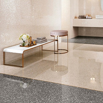 Керамогранит Atlas Concorde Marvel Gems Terrazzo Grey 60x60 см, ATW6