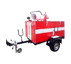 Пожарная прицепная мотопомпа ЛЗПМ с комплектом ПТВ МП-40/100.1