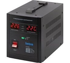 Стабилизатор напряжения Intro П-500 переносной 140-260В/220В, 500ВА Б0064692