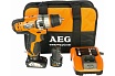 Аккумуляторная ударная дрель-шуруповерт AEG BSB12C2LI-X02B 4935451418