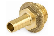 Переходник латунный для шланга Aquasfera Дн40x1 1/2&quot; НР, неразъемный 9102-13 018-2618