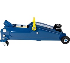 Подкатной гидравлический домкрат Kraft 2.5 т, кейс KT 820003