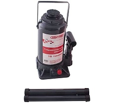 Гидравлический бутылочный домкрат Skyway 16т h 225-425 мм с клапаном в коробке+сумка S01804004