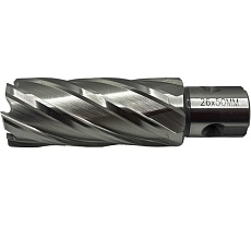 Сверло корончатое TORNERI 26х50 мм, HSS, Universal / Weldon 19 Т023639