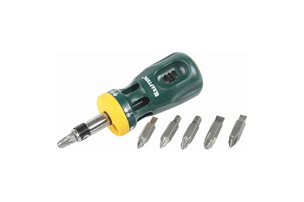 Реверсивная отвертка с битами BIT LOCK 12 в 1 Kraftool 26161-H13