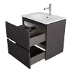 Мебель для ванной BelBagno Uno 60 см Темно-серый матовый