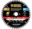 Пильный диск по дереву Denzel 235x30 мм, 48 зубьев 733547