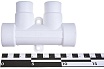 Коллектор с шаровыми кранами Lammin PPR ВР 32х1/2х2 Lm31082215032