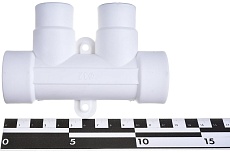 Коллектор с шаровыми кранами Lammin PPR ВР 32х1/2х2 Lm31082215032