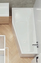 Акриловая ванна Riho Rethink Space 160x75 R белый глянец B111001005