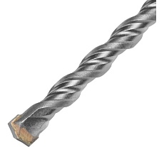 Бур по бетону, двойная спираль, Cobalt W-tip (10x260 мм; SDS PLUS) Denzel 705018