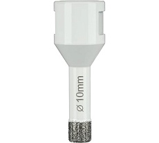 Алмазная коронка по керамограниту 10 мм, M14 на УШМ Diamond Industrial DIDKVP10M14