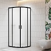 Душевой уголок RGW Classic CL-56B 80x80 Cora, черный 06095688-44