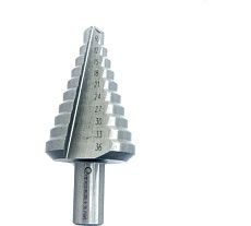Сверло ступенчатое по металлу 9-36 мм, 10 ступеней, Р6М5 Sekira 00-00010712