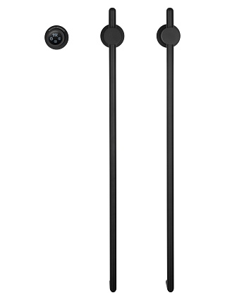 Полотенцесушитель электрический Wonzon&Woghand Leipzig WW-AL3621-MB черный матовый