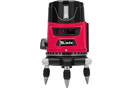 Лазерный уровень MTX crl-30r, 30 м, красный луч, батарейки, резьба 5/8" 35034