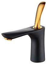 Смеситель для раковины D&K Venice Baciano DA1032159 черный/золото