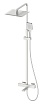 Душевая стойка Oliveeka D-Line OL-739901-BN с термостатом, никель матовый