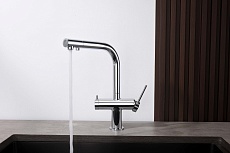 Смеситель для кухни Aquatek Европа AQ1385CR с подкл. к фильтру, хром
