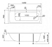 Фронтальная панель Vayer Milana 165x70 Гл000022942