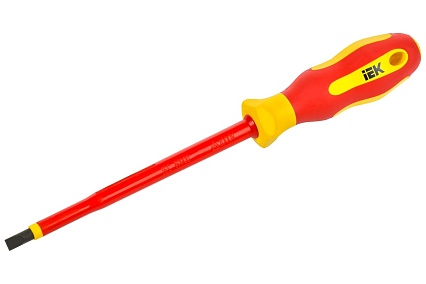Отвертка IEK Arma2l 5 диэлектрическая sl6,5x150 т2 A2L5-SC30-T2-SL-65-150