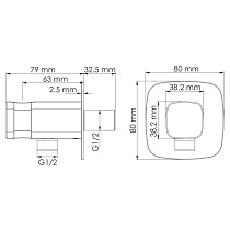 Смеситель WasserKRAFT Naab A8651.326.057.136 с гигиеническим душем, хром