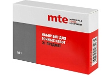 Набор бит с хвостовиком для точных работ MTE 4 мм, 21 предмет 26134895