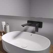 Смеситель для раковины Oliveeka D-Line OL-869003-MB черный матовый