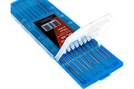 Электроды вольфрамовые WL-20-175 (10 шт; 1.6 мм; синий; AC/DC) Gigant G-604