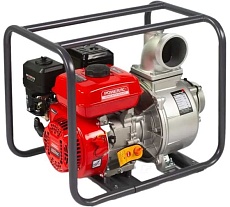 Мотопомпа бензиновая, поверхностный насос POWERAC 100 мм, 7 л.с, 1350 л/мин, PRWP40B