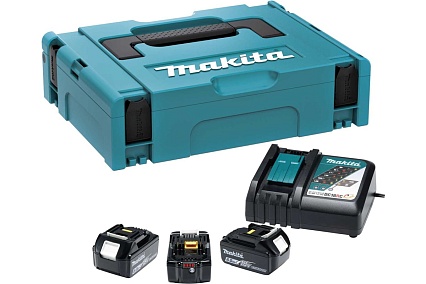 Набор Makita  PSK BL1860Bx3шт., DC18RC, кейс MAKPAC тип 1 198130-0