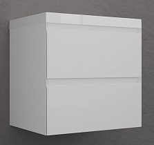 Тумба с раковиной Style Line Манхэттен 60 см белый матовый