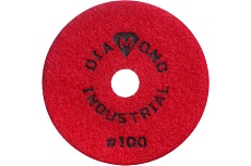 Круг алмазный гибкий шлифовальный Черепашка 100 мм, №100 Diamond Industrial DIDCHSH100