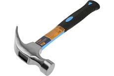 Молоток-гвоздодер Тундра фибергласовая 2К рукоятка, 750 г 882009