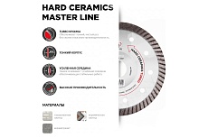 Круг алмазный Hard Ceramics MasterLine (125x1.2x10x22.2 мм) Diam 592