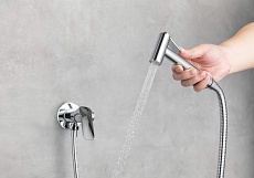 Смеситель Aquatek Вега AQ1019CR с гигиеническим душем, хром