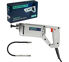 Вибратор для бетона Electrolite ВБ 1400 EL/ВБ 1400 (ШК) 1400 В, 1,5 м булава, 35 мм диаметр булавы 15