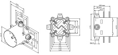 Смеситель Am.Pm MultiDock F100100 внутренняя часть