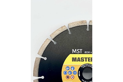 Диск алмазный универсальный MASTER MST (230х22.23 мм; 15 сегментов) SAMEDIA 300010