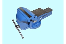 Слесарные тиски TLX 250 мм, 10", неповоротные, усиленные, с наковальней 73910