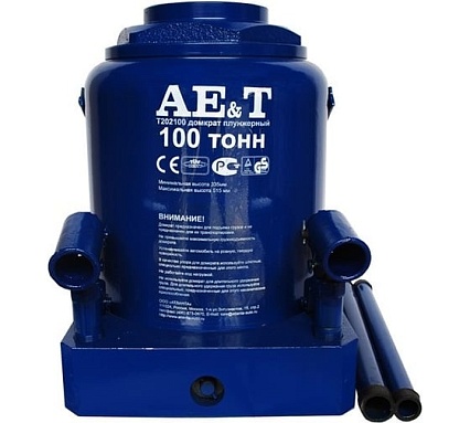Бутылочный домкрат AE&T 100т T202100