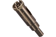 Коронка алмазная с центрирующим сверлом по керамограниту и керамике 18 мм HAGWERT 576218