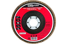 Круг лепестковый торцевой (125х22.23 мм; Р80) Redverg 6624175