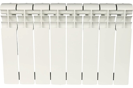 Биметаллический радиатор Rommer Profi BM 350 BI350-80-80-130 8 секций RAL9016 86631