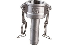 Камлок тип С (розетка с хвостовиком; 20 мм-3/4&quot;; нержавеющая сталь) TITAN LOCK TL75CSS